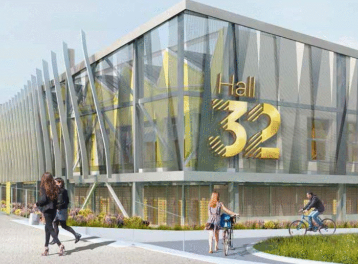 Scénographie du Hall 32 - Centre des métiers de l'Industrie - TOPSCREEN